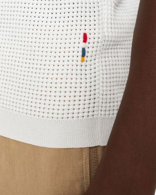 Roddy Waffle Knit Mesh Classic Fit Polo Shirt