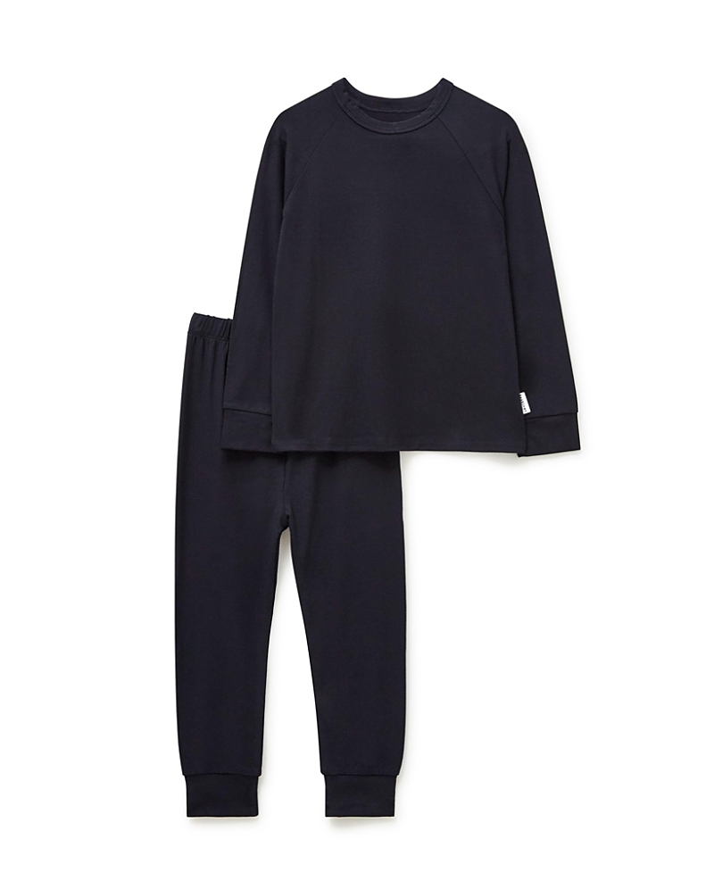 Roarsome Unisex Long Sleeve Base Layer Set - Baby, Little Kid, Big Kid In Black