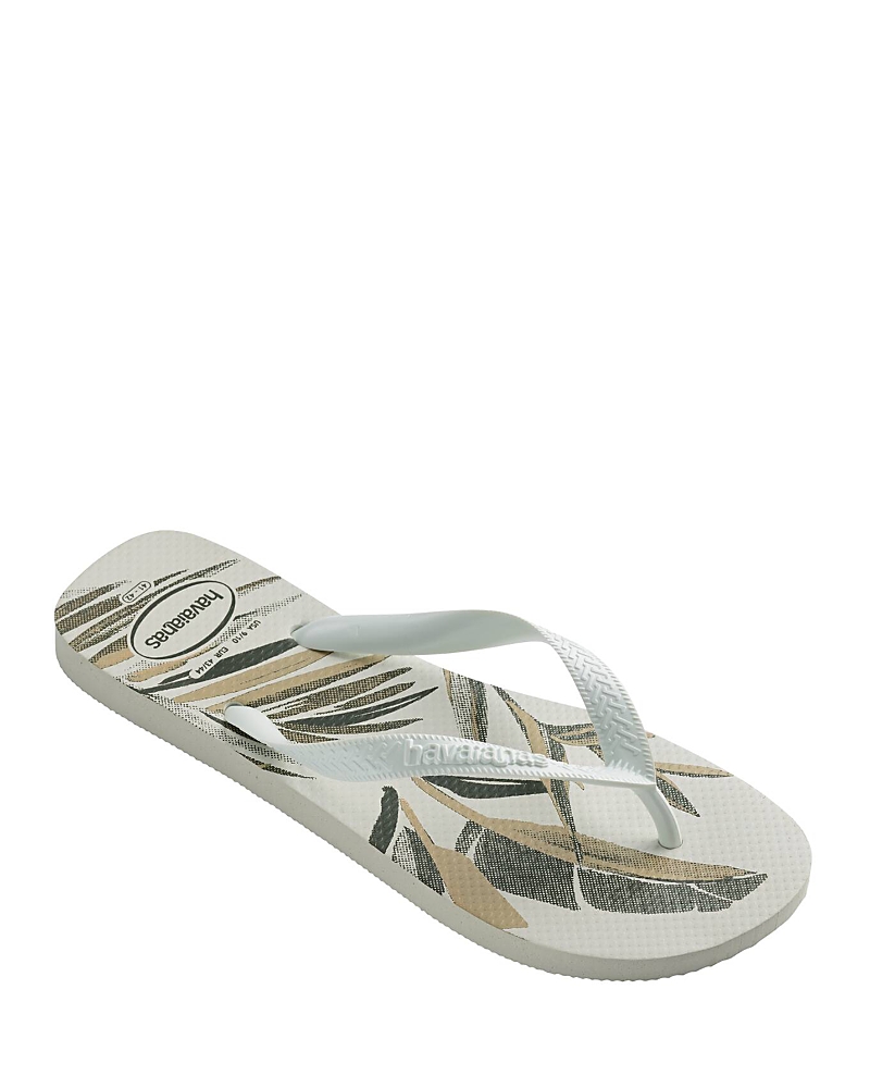 Havaianas Men's Aloha Flip Flop Sandals In White