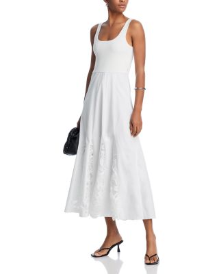 Maeleyse Mixed Media Lace Dress