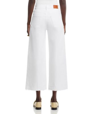 Rafaella High Rise Ankle Jeans in White - Exclusive