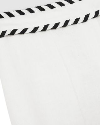 Petites Linen Wide Leg Trousers