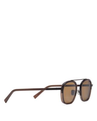 Orizzonte I Acetate & Metal Sunglasses, 51mm