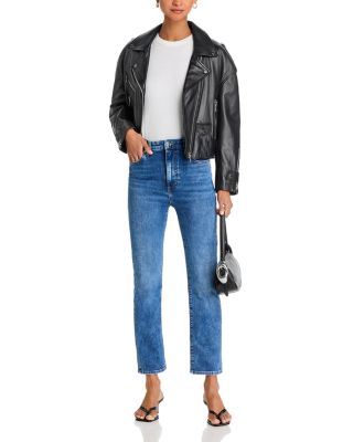 The Pencil High Rise Crop Jeans in Canals