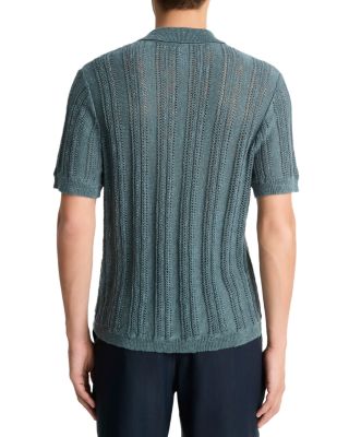 Regular Fit Short Sleeve Knit Cabana Shirt