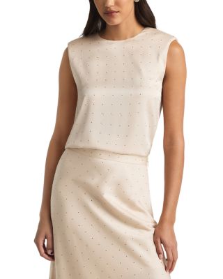 Rhinestone Embellished Jersey Skirt