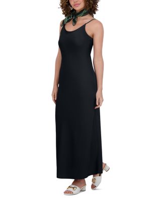 Satin Straight Slip Dress