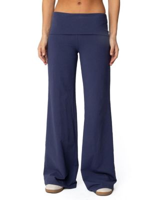  Wide Leg Fold Over Pants