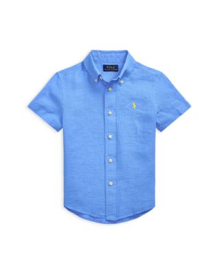 Polo Ralph Lauren - Boys' Linen Short Sleeve Shirt - Little Kid, Big Kid