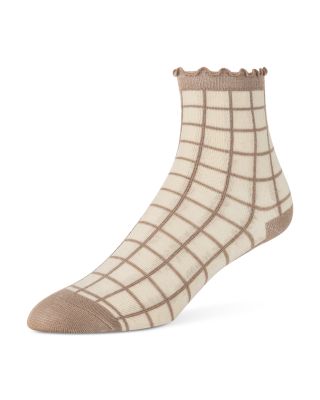 Ruffled Anklet Socks, Set of 3