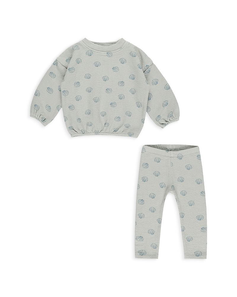 RYLEE + CRU GIRLS' SPONGEY KNIT SWEATSHIRT & LEGGINGS - LITTLE KID