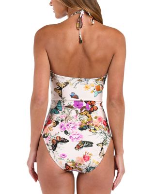 Shiva Butterfly Keyhole One Piece Swimsuit