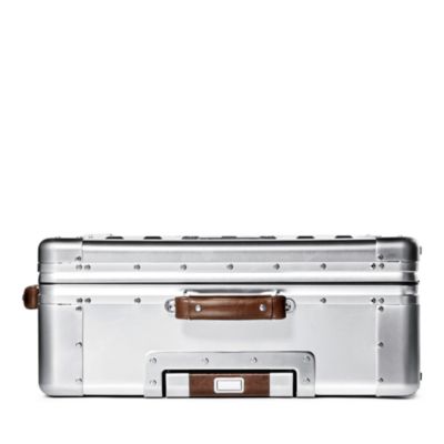 2 Wheel Aluminum XL Checked Suitcase, 80L