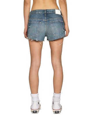 Low Rise Cutofff Denim Shorts in Tommy