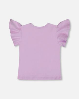 Girls' Flutter Sleeve Top - Baby