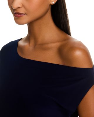 Certified Diamond Martini Set Stud Earrings in 14K White Gold, 1.5 tcw