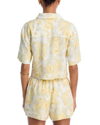 Rose Button Down Shirt