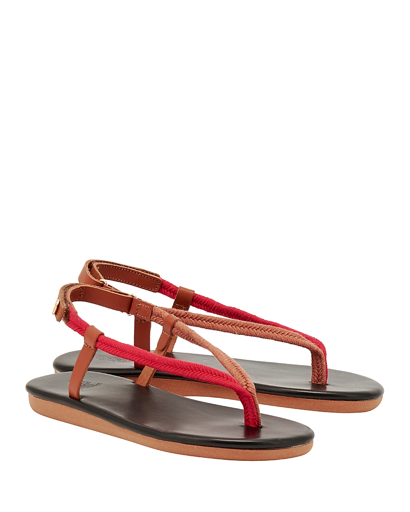 Ancient Greek Sandals Women's Zoi Sandals In Red/tan