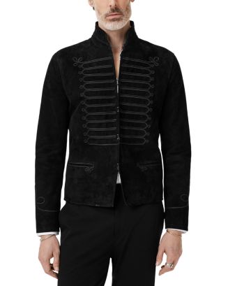 John Varvatos Slim Fit Band Jacket with Trim Tapes | Bloomingdale's