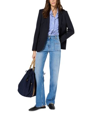 Ava Straight Jeans in Blue