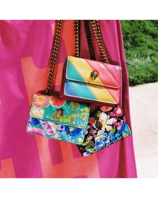 Micro Kensington Stripes Crossbody Bag