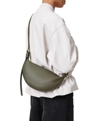 Half Moon Leather Crossbody