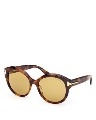 Tom Ford Icon Collection Round Sunglasses, 57mm