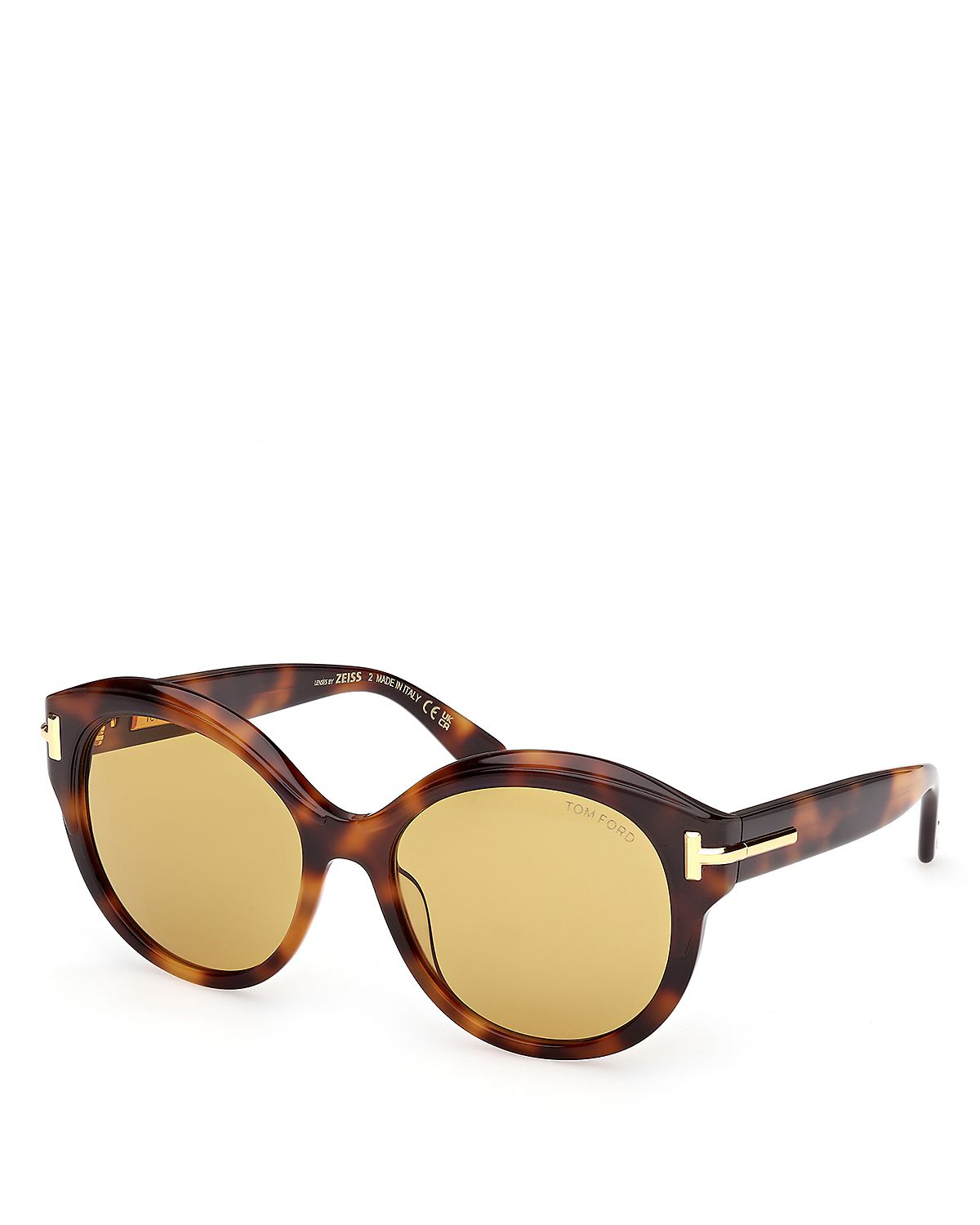 Tom Ford Icon Collection Round Sunglasses, 57mm