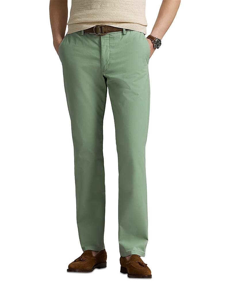 Polo Ralph Lauren Stretch Slim Fit Chino Pant In Faded Mint