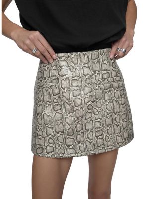 Hayden Faux Snake Skort