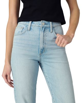 The Margot Cuffed Cropped Straight Jeans in Luxury