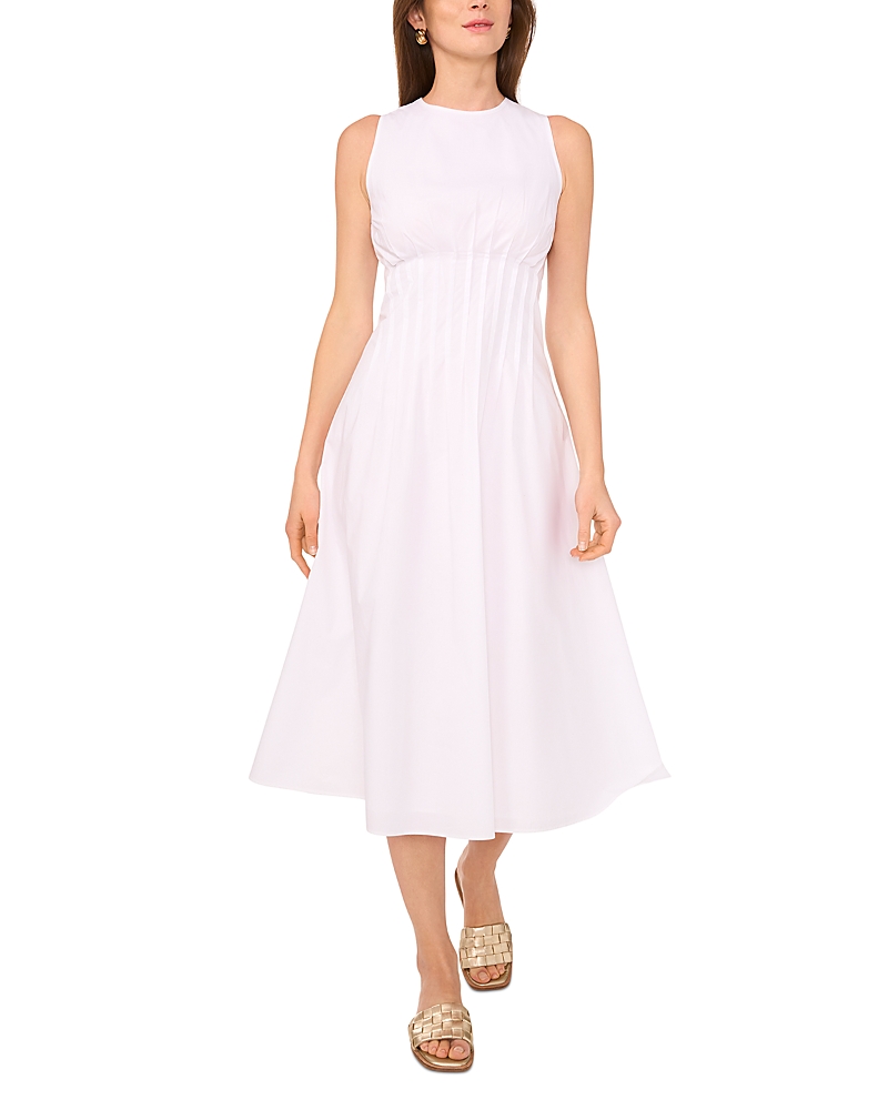 1.state Pin Tuck Midi Dress