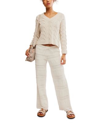 Free People Aiden Lace Pants | Bloomingdale's