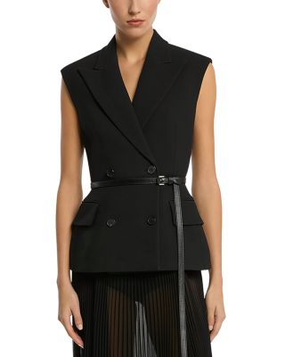 Michael Kors Collection - Crepe Sculpt Sleeveless Top
