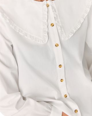 Cotton Collar Detail Top