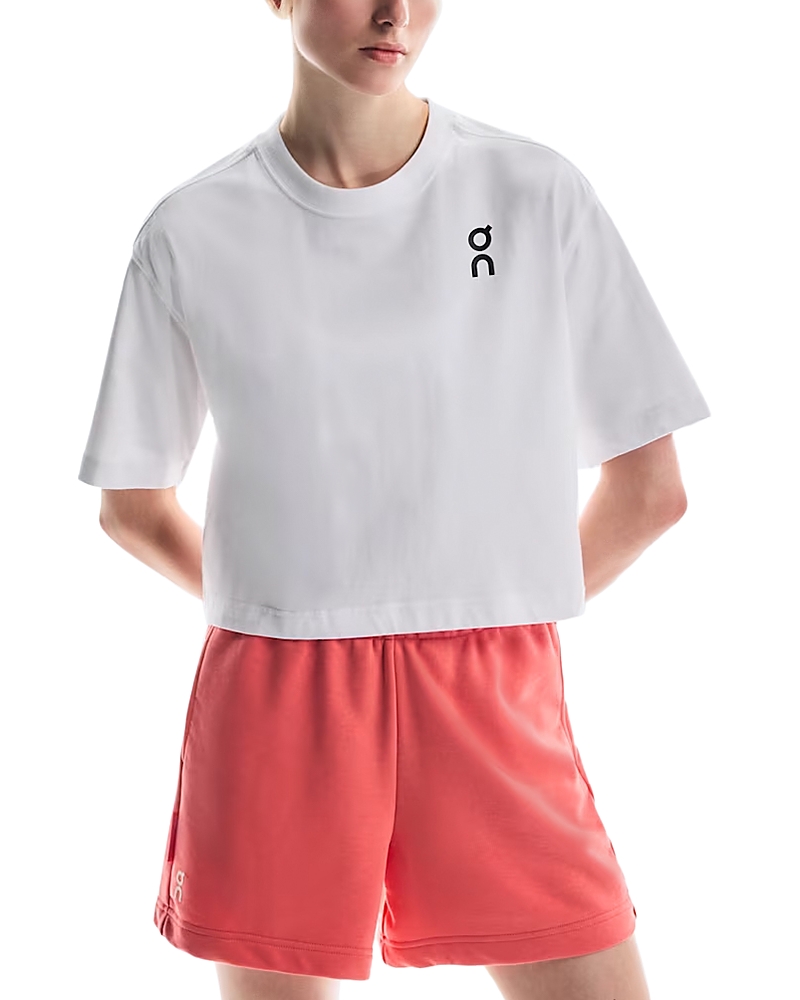 On Club Boxy-t Cott Graphic T-shirt In Crater