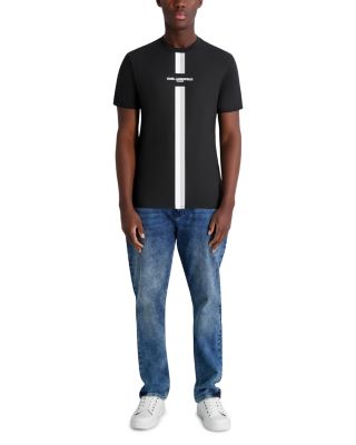 Racing Stripe Logo Graphic Tee