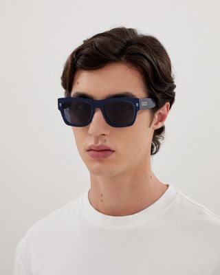 Lacquered Squared Sunglasses, 54mm