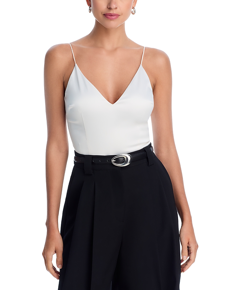 L AGENCE L'AGENCE DARA PLUNGE NECK BODYSUIT