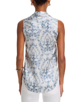 Emmy Sleeveless Silk Blouse
