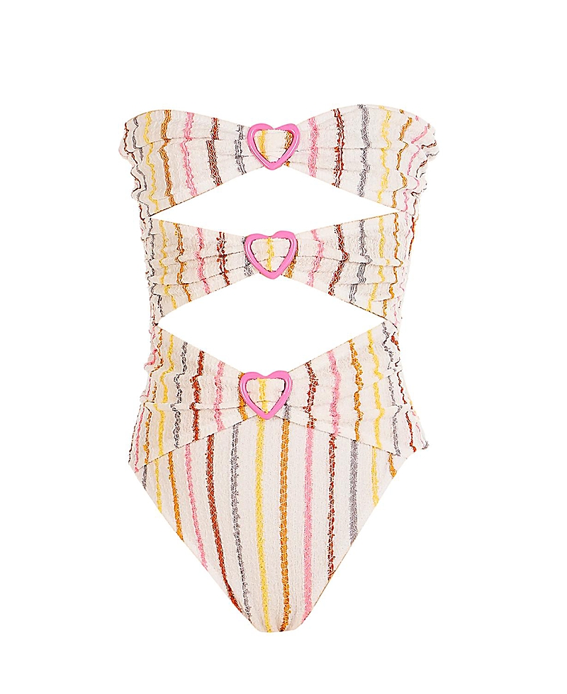 Nessi Byrd Girls' Elenora One-piece Swimsuit - Little Kid, Big Kid In Multicolor