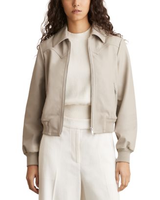 【海外限定】REISSレザージャケット☆Jasmine Leather Bomber Ja REISS Jasmine Leather Bomber Jacket | Bloomingdale's