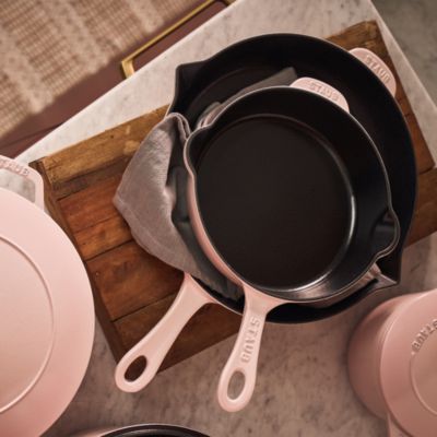 Enameled Cast Iron 8.5&amp;quot; Traditional Deep Skillet