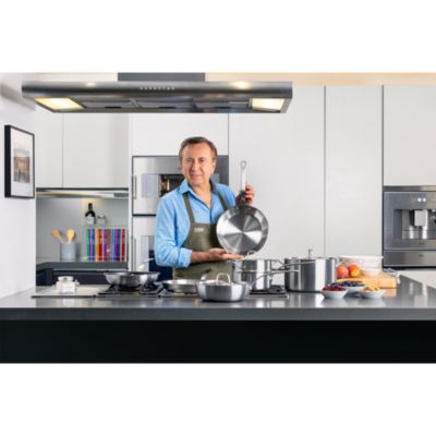 7 Piece Stainless Steel Clad Cookware Set