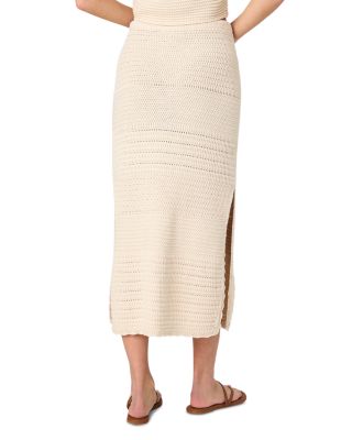 Nellis Collage Sleeveless Top & Side Slit Skirt