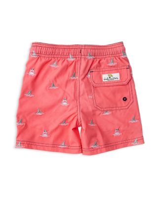 Boys' H2O Shark Embroidered Swim Trunks - Little Kid, Big Kid