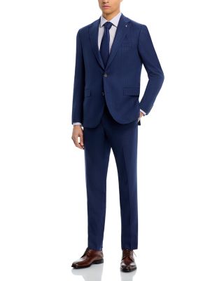 Jack Victor - Loro Piana Wool Fabric Tonal Stripe Regular Fit Suit