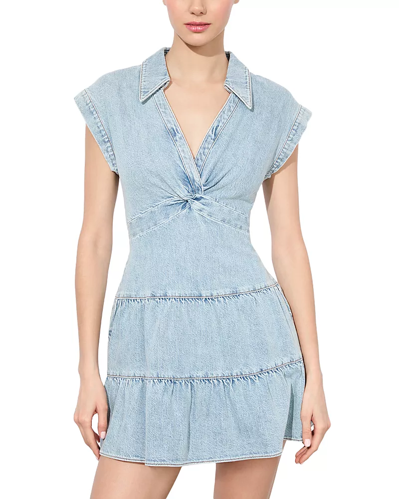 Alice and Olivia Mila Twist Front Dress