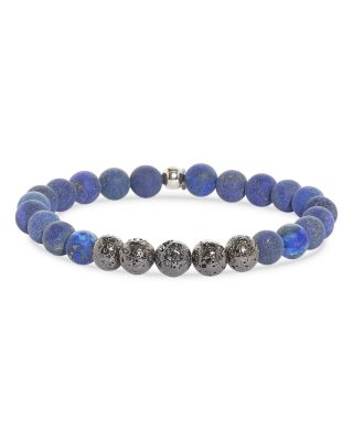 Tateossian - Lava & Crystal Beaded Bracelet