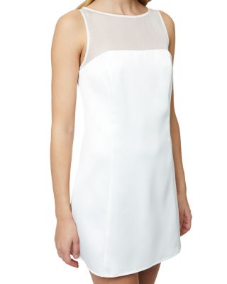 Carey Satin Chiffon Mini Dress